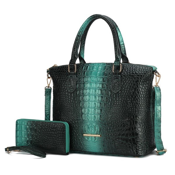 MKF Liora Croc-Embossed Tote Bag by Mia K - FamilyClothes