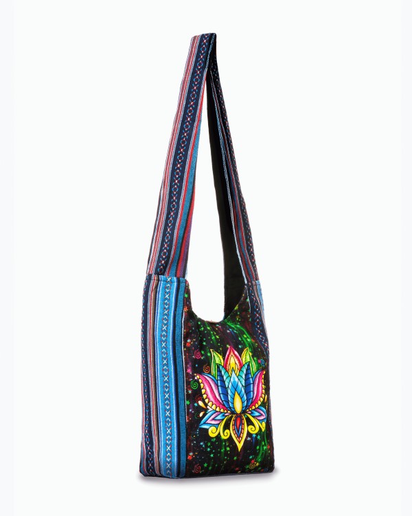 Kathmandu Collection Lotus Handmade Hobo Bag - FamilyClothes