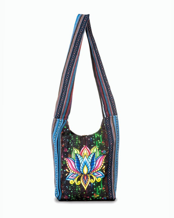 Kathmandu Collection Lotus Handmade Hobo Bag - FamilyClothes