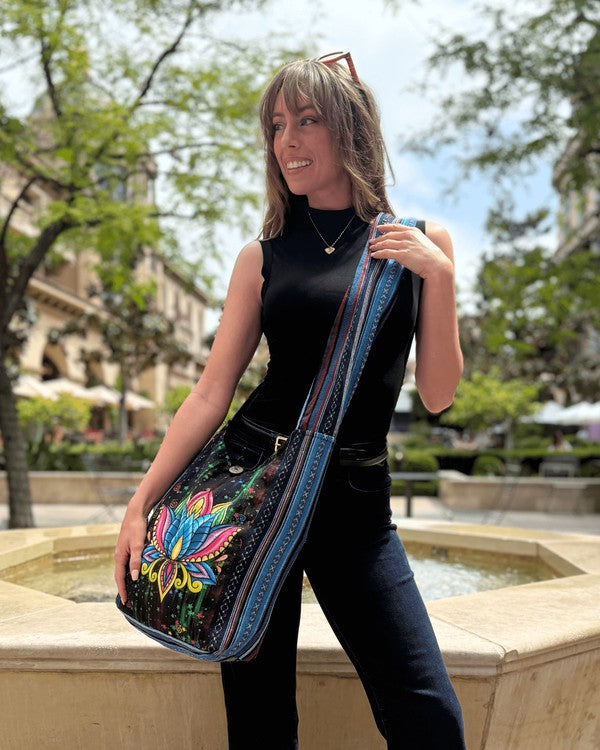 Kathmandu Collection Lotus Handmade Hobo Bag - FamilyClothes