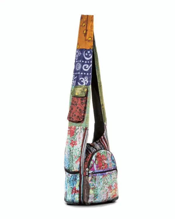 Kathmandu Collection Vintage Patchwork Hobo Bag - FamilyClothes