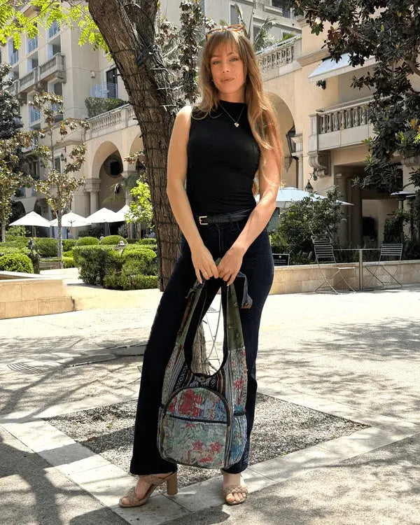 Kathmandu Collection Vintage Patchwork Hobo Bag - FamilyClothes