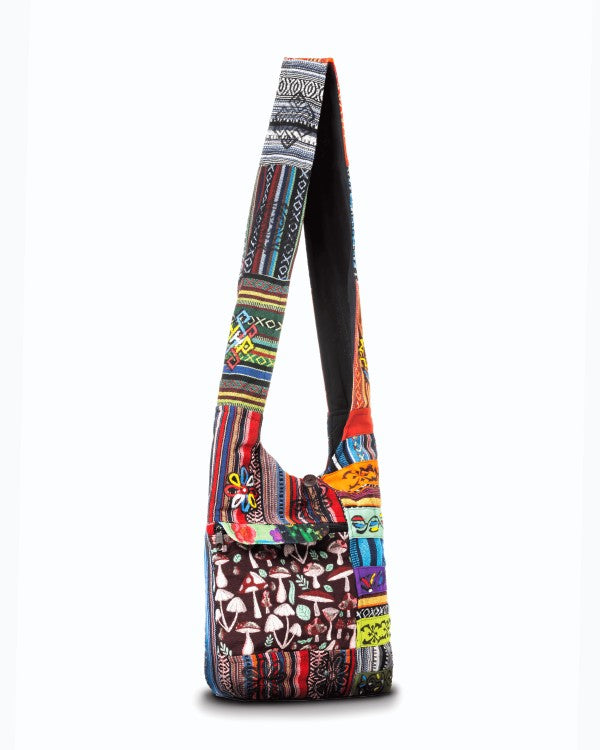 Kathmandu Collection Tribal Stripe Hobo Bag - FamilyClothes