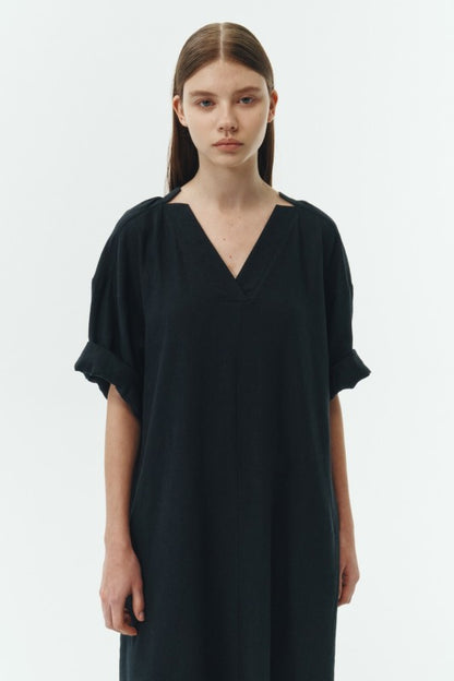 Charlotte solid tunic dress - FamilyClothes