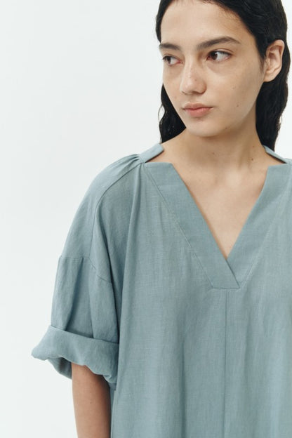 Charlotte solid tunic dress - FamilyClothes