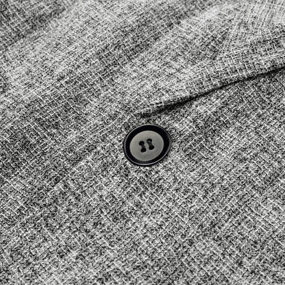 Men's Casual 1 Button Heathered Blazer Jacket - FamilyClothes