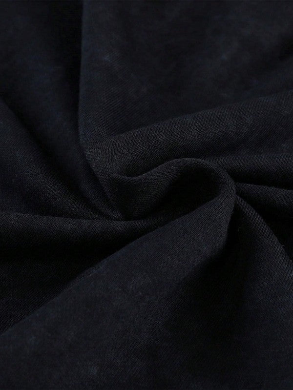 Cotton Acid Mineral Drop Shoulder Relax Sweatshirt - FamilyClothes