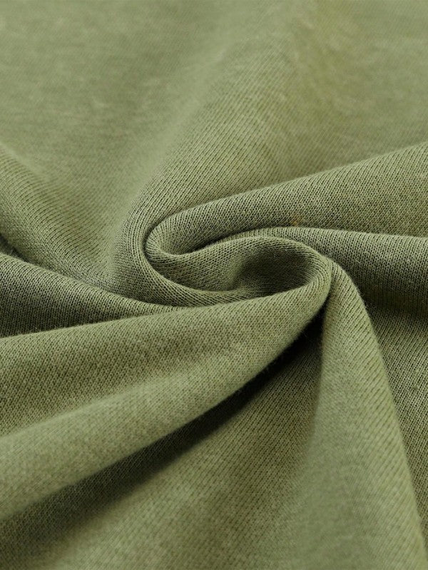 Cotton Acid Mineral Drop Shoulder Relax Sweatshirt - FamilyClothes