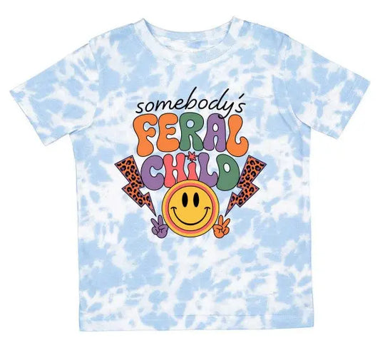 Somebody's Feral Child YOUTH Graphic Tee Shirt - FamilyClothes