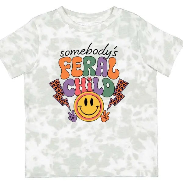 Somebody's Feral Child YOUTH Graphic Tee Shirt - FamilyClothes