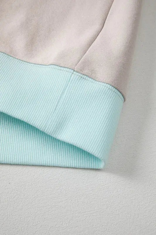 Cotton Colorblock Patchwork Striped  Sweatshirt - FamilyClothes