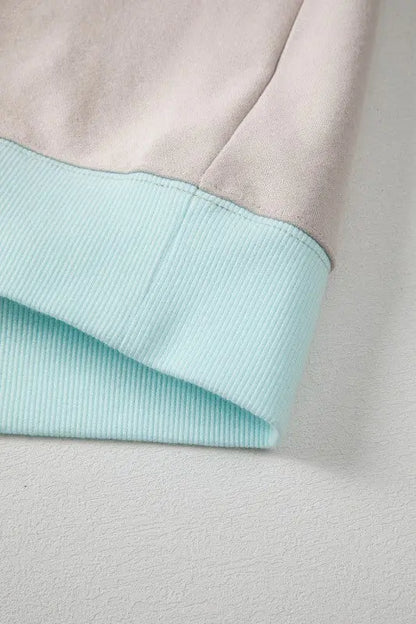 Cotton Colorblock Patchwork Striped  Sweatshirt - FamilyClothes