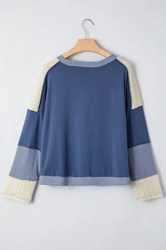 Cotton Patchwork Star Pull Over Sweatshirt - FamilyClothes