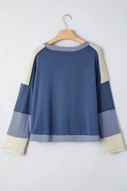 Cotton Patchwork Star Pull Over Sweatshirt - FamilyClothes