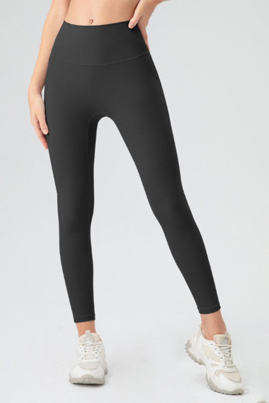 High-Waisted Classic Leggings - FamilyClothes