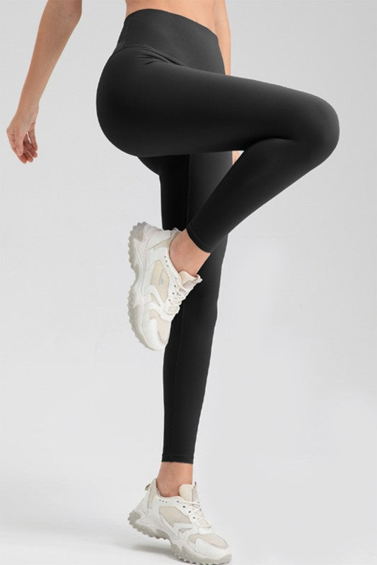 High-Waisted Classic Leggings - FamilyClothes