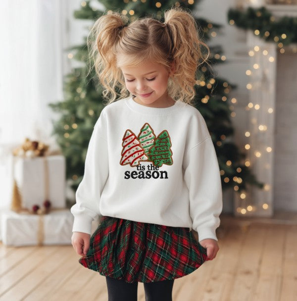 Tis the Season Tree Cake Sweatshirt for Festive Comfort and Style - FamilyClothes