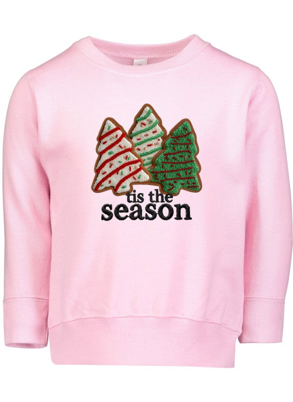 Tis the Season Tree Cake Sweatshirt for Festive Comfort and Style - FamilyClothes