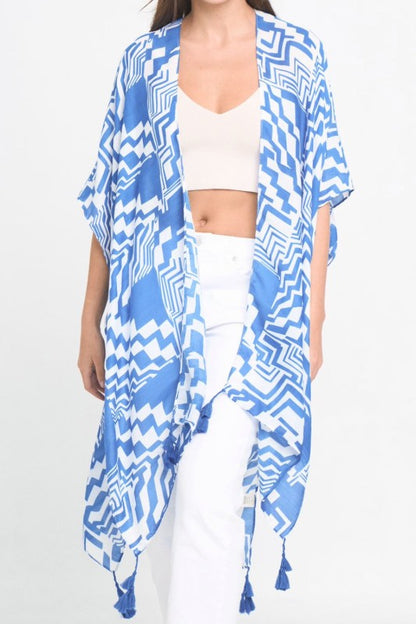 Geometric Art Kimono - FamilyClothes