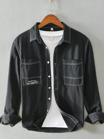 Men's Plus Size Button-Up Shirt - Ultimate Comfort and Style for Every Occasion - FamilyClothes