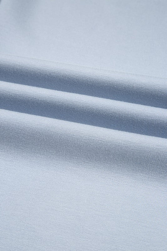 Solid Half-Zip Hoodie and Pants Set - FamilyClothes