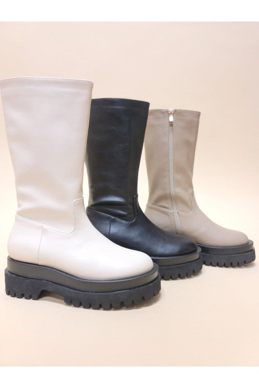 VENET-PLATFORM BOOTS - FamilyClothes