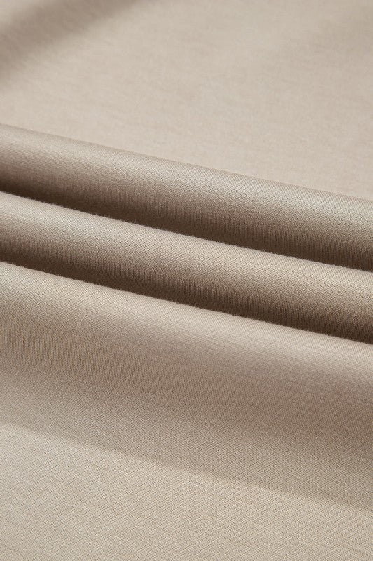 Solid Half-Zip Hoodie and Pants Set - FamilyClothes