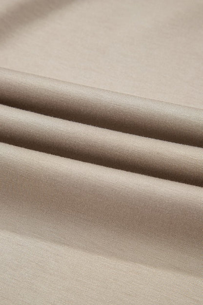 Solid Half-Zip Hoodie and Pants Set - FamilyClothes