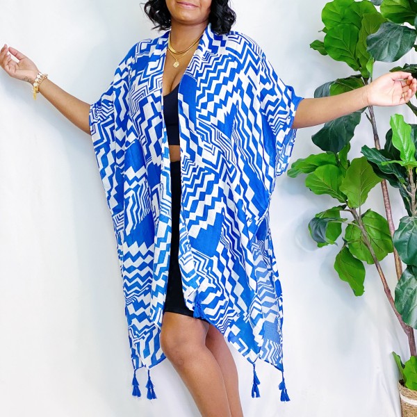 Geometric Art Kimono - FamilyClothes