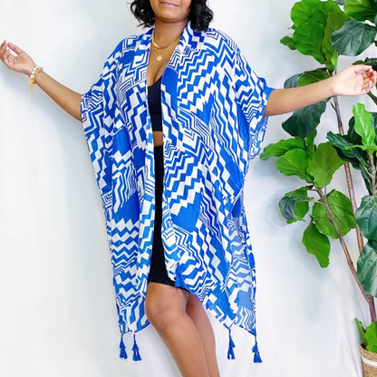 Geometric Art Kimono - FamilyClothes