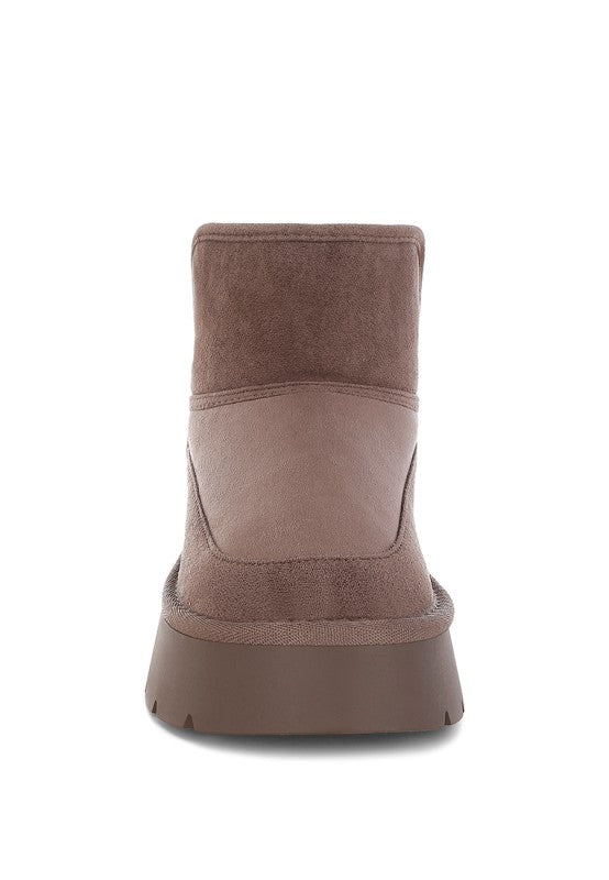 Holias Chunky Heeled Snow Boots for Ultimate Winter Style - FamilyClothes