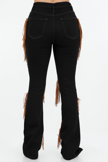Western Fringe Boot Cut Jean - FamilyClothes