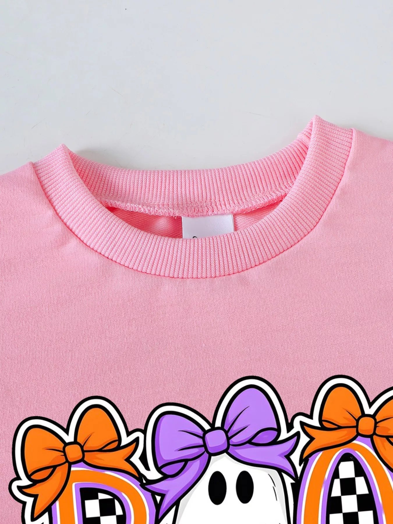 Children's Halloween Graphic Sweatshirt and Flare Pants Set - FamilyClothes