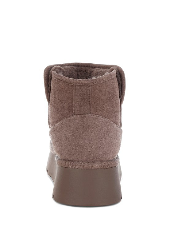 Holias Chunky Heeled Snow Boots for Ultimate Winter Style - FamilyClothes