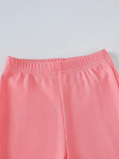 Children's Halloween Graphic Sweatshirt and Flare Pants Set - FamilyClothes