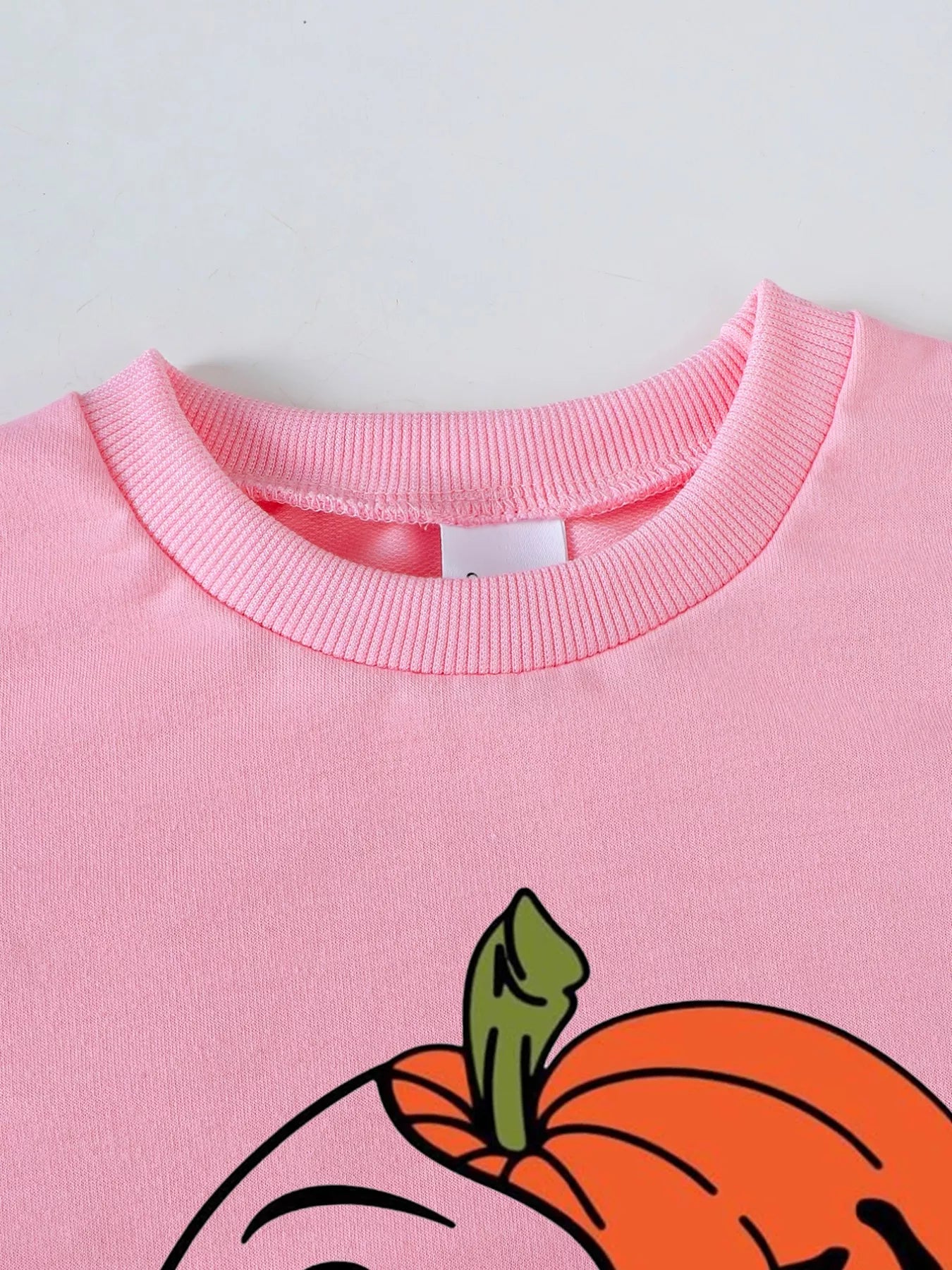 Children's Halloween Graphic Sweatshirt and Flare Pants Set - FamilyClothes