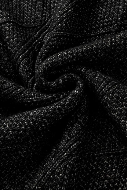 Cable Knit Drop Shoulder Sweater Dress - FamilyClothes