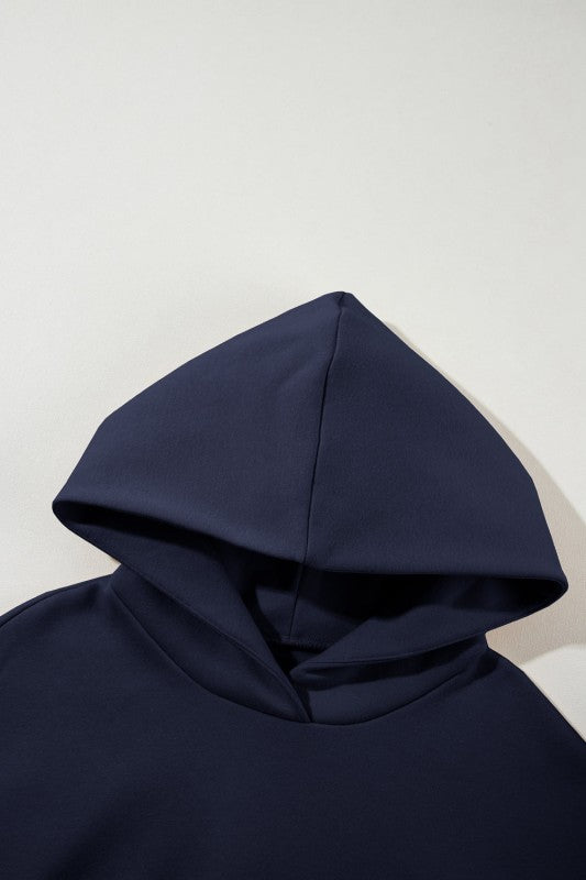 Solid Reverse Seams Hoodie and Joggers Set - FamilyClothes