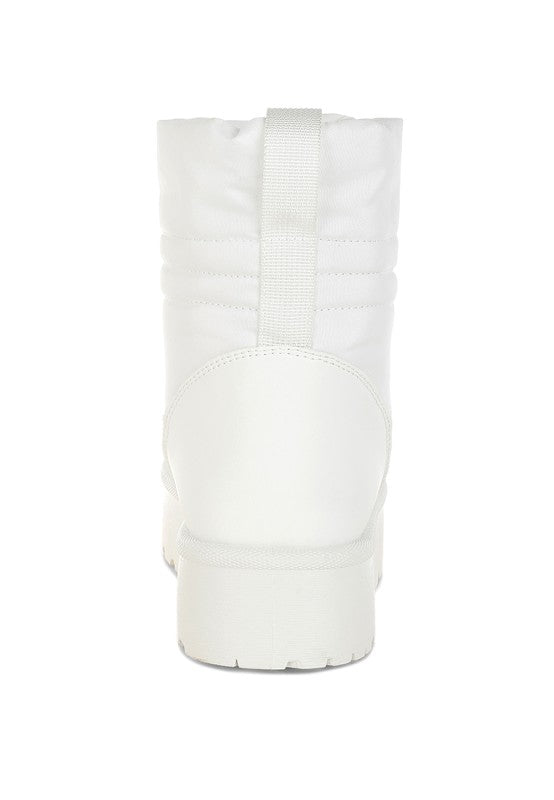 Pacos High Ankle Chunky Snow Boots - FamilyClothes