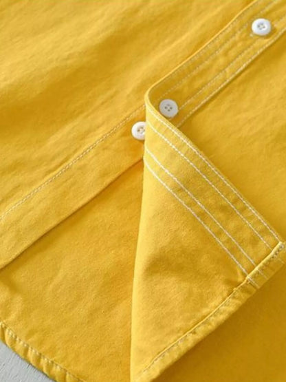 Men's Plus Size Button-Up Shirt - Ultimate Comfort and Style for Every Occasion - FamilyClothes