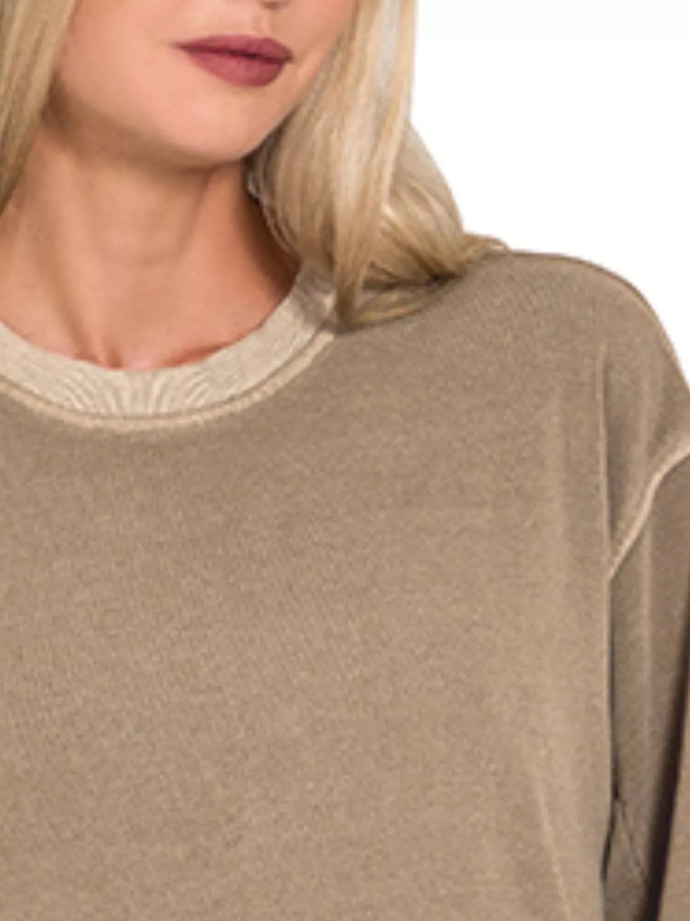 Soft Fleece Sweatshirt Dress - Pigment Dye Collection - FamilyClothes