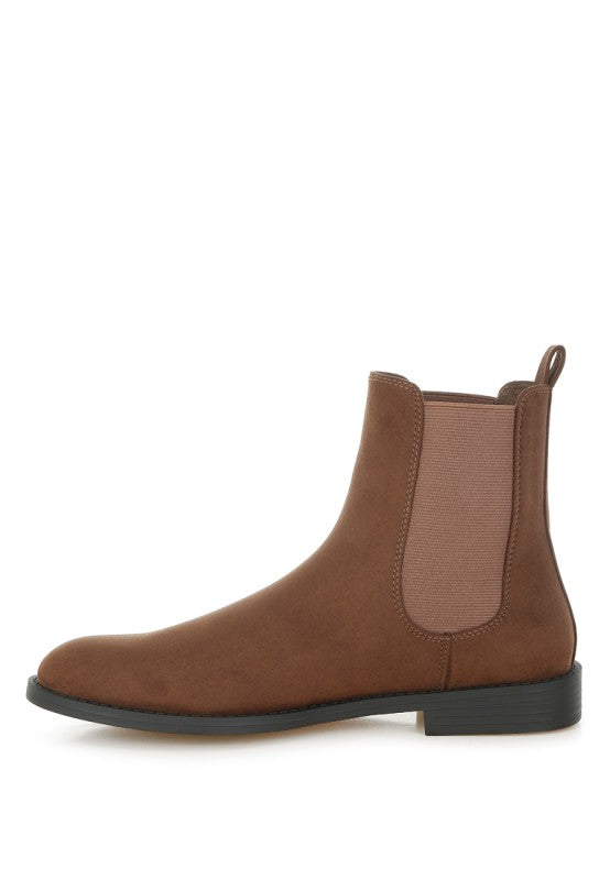 Ayasa Low Block Heel Chelsea Boots - FamilyClothes