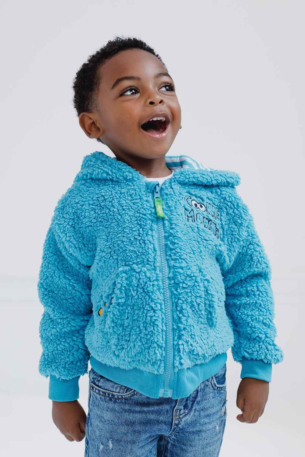 Fleece Zip up Hoodie Infant to Little Kid Sizes (12 Months - 7-8)
