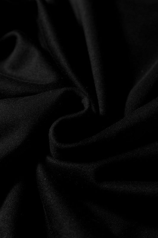 Varsity Stripe Long Sleeve Sweatshirt Dress - FamilyClothes