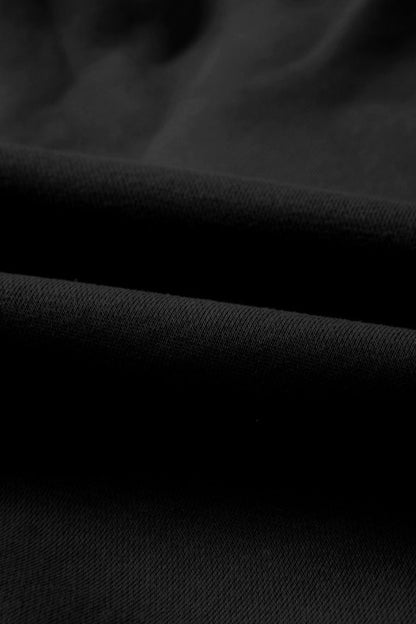 Solid Zip-Up Jacket and Drawstring Pants Set - FamilyClothes