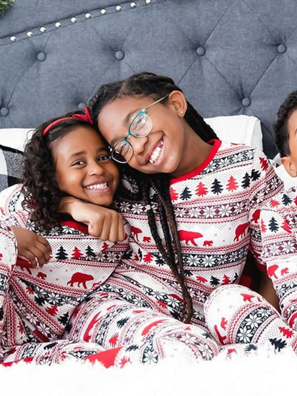 Christmas Pajamas Set: Long Sleeve Top and Pants Perfect for Holiday Comfort - FamilyClothes