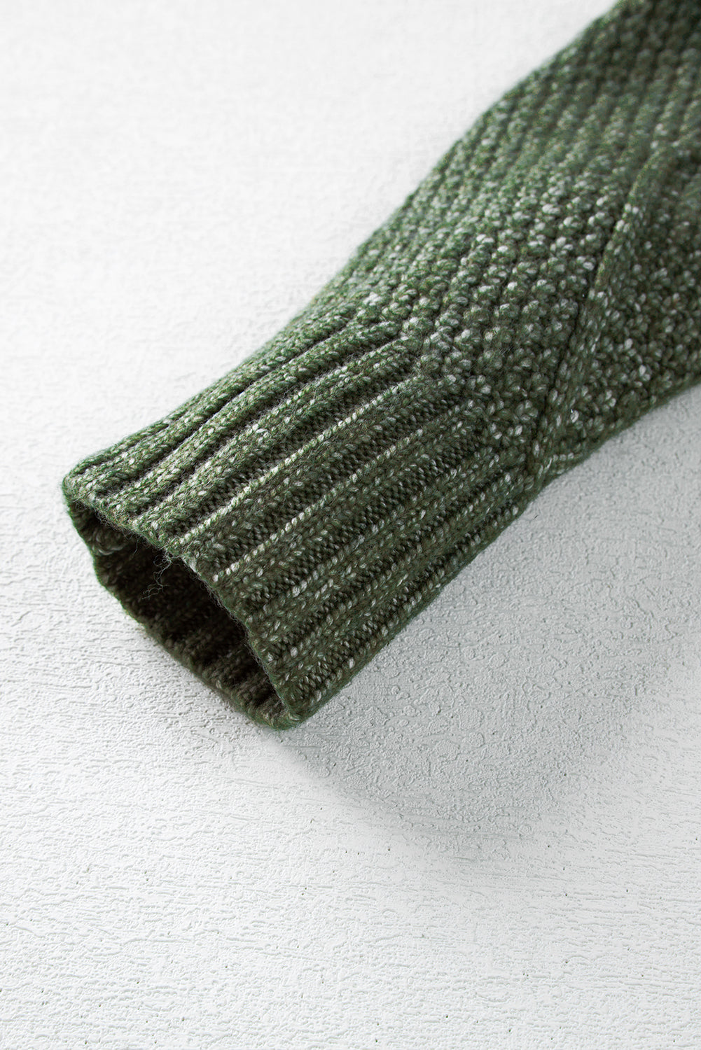 Coffee Knit Sweater Dress - Cable Knit Drop Shoulder Loose Fit Design - FamilyClothes