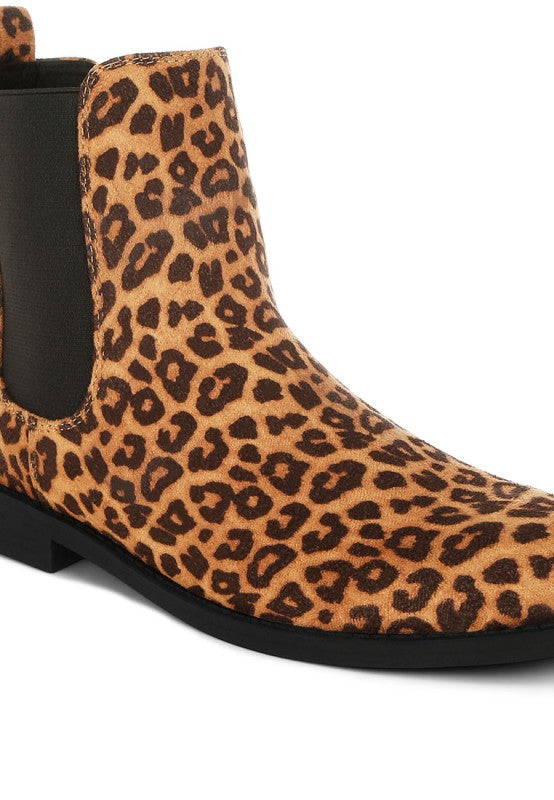 Ayasa Low Block Heel Chelsea Boots - FamilyClothes