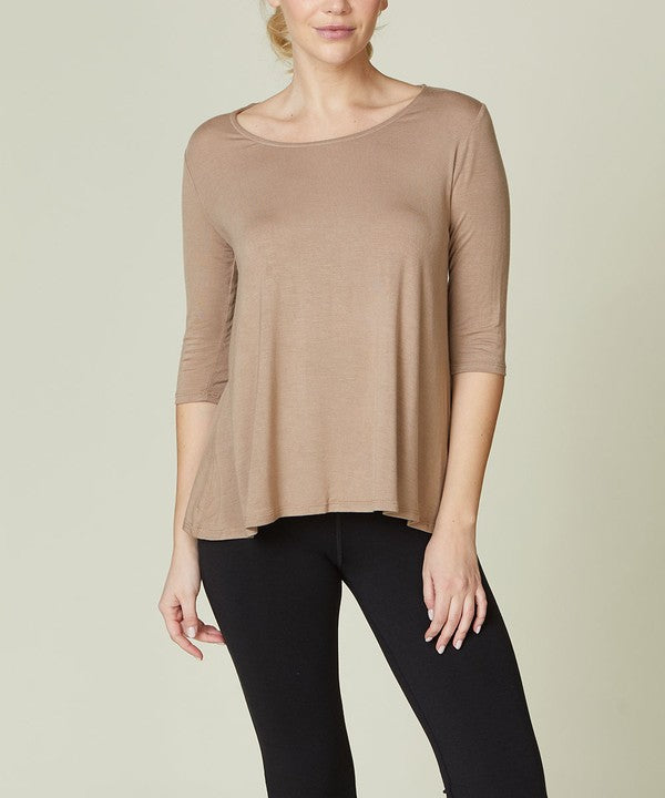 BAMBOO ELBOW TUNIC T - FamilyClothes