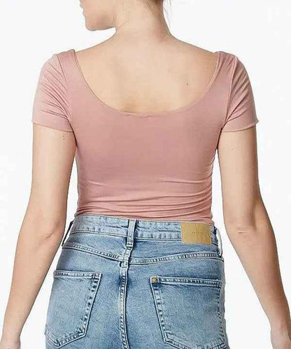 BAMBOO DOUBLE LAYERED CAP SLV TOP - FamilyClothes